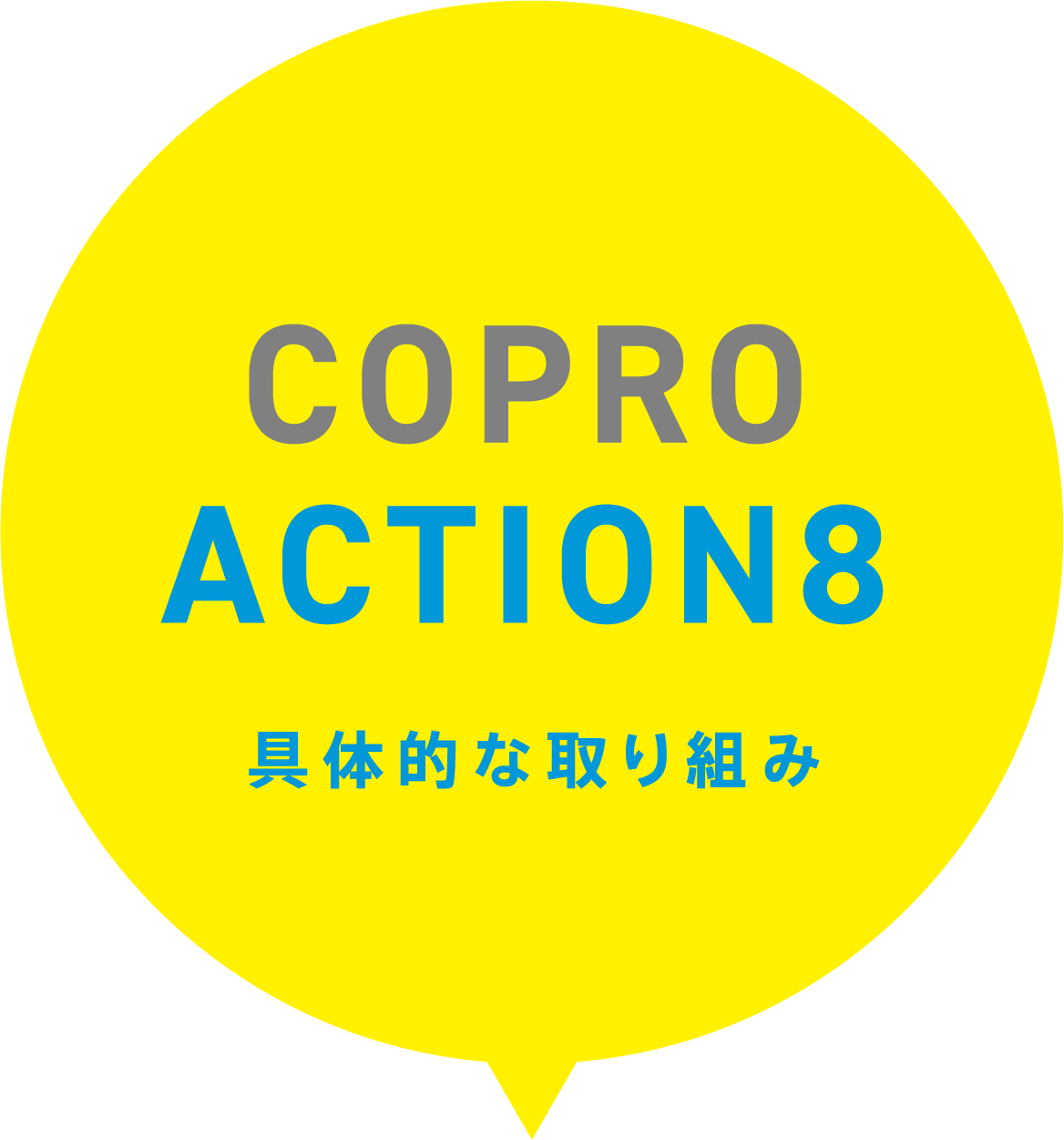 COPRO ACTION8 具体的な取り組み